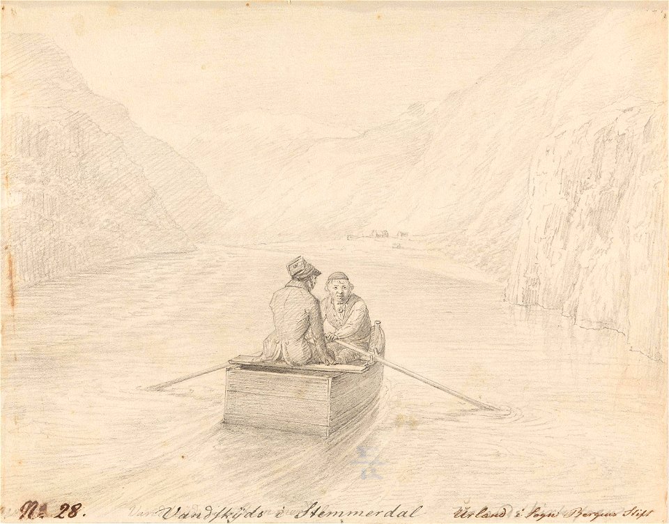Johannes Flintoe - Vannskyss - NG.K&H.B.06358 - National Museum of Art, Architecture and Design