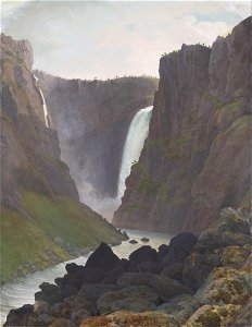 Johannes Flintoe - The Waterfall Vøringsfossen - NG.M.03271 - National Museum of Art, Architecture and Design