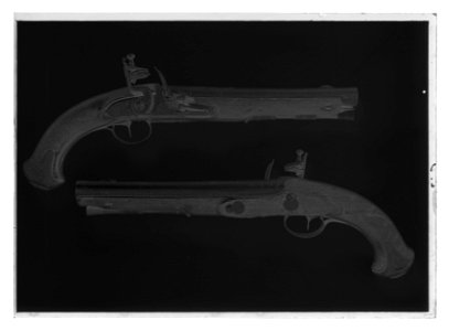 Flintlåspistoler - Livrustkammaren - 35432-negative
