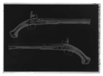 Flintlåspistoler - Livrustkammaren - 69745-negative