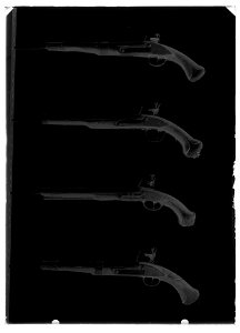 Flintlåspistoler - Livrustkammaren - 77346-negative