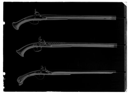 Flintlåspistoler - Livrustkammaren - 17415-negative