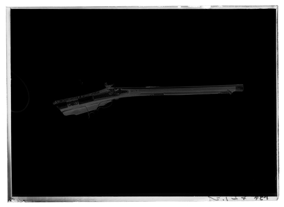 Flintlåsstudsare - Livrustkammaren - 69918-negative