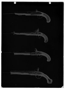 Flintlåspistoler - Livrustkammaren - 34542-negative