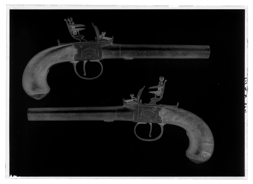 Flintlåspistoler - Livrustkammaren - 52735-negative