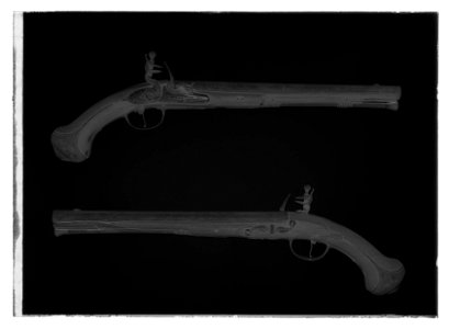 Flintlåspistoler - Livrustkammaren - 69680-negative