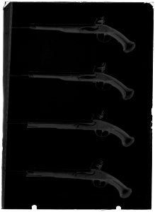 Flintlåspistoler - Livrustkammaren - 77347-negative