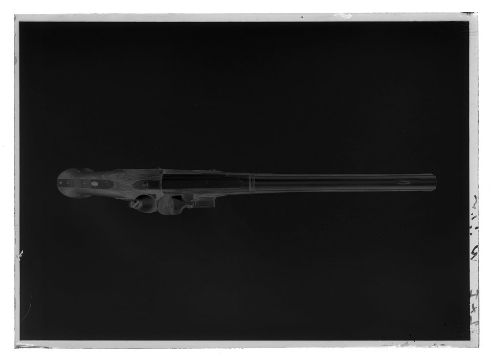 Flintlåspistoler - Livrustkammaren - 9819-negative