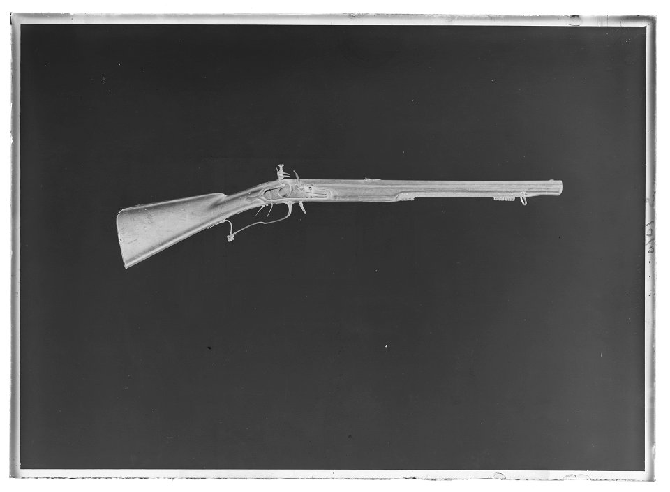 Flintlåsstudsare, 1670-tal - Livrustkammaren - 69370-negative