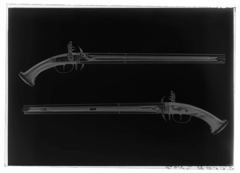 Flintlåswenderpistol - Livrustkammaren - 78676-negative