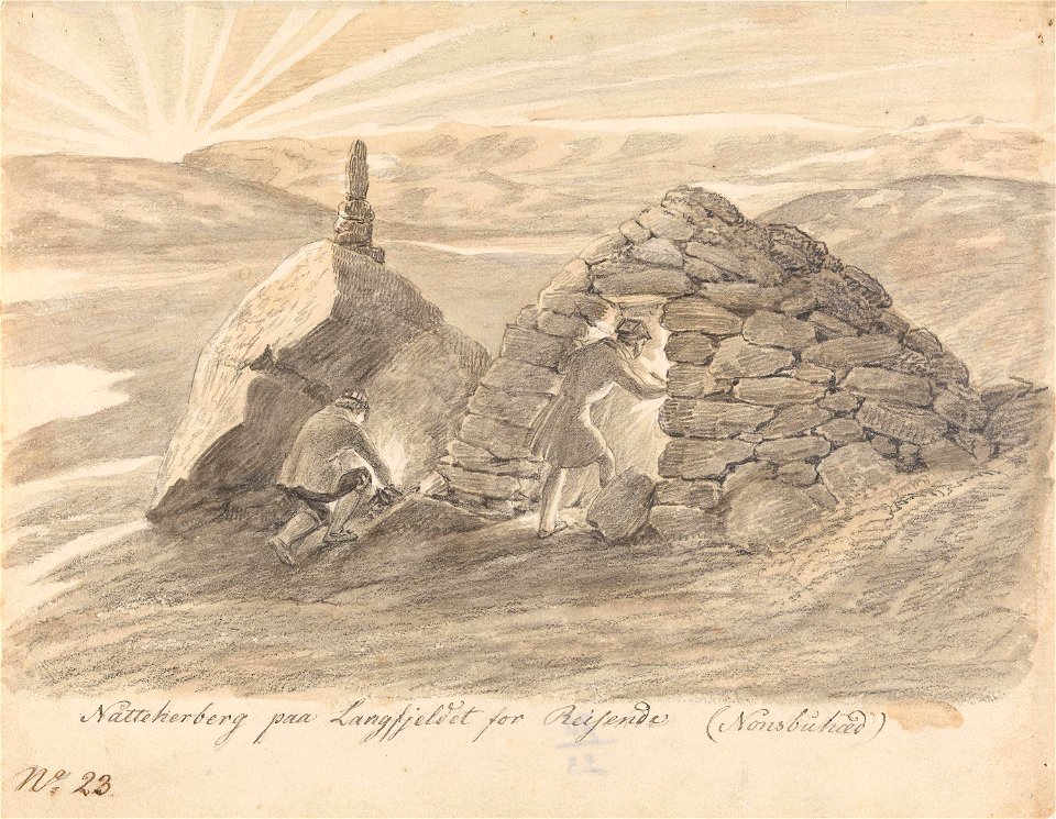 Johannes Flintoe - Natteherberge, Monsbu - NG.K&H.B.06352 - National Museum of Art, Architecture and Design
