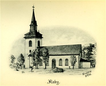 Floby kyrka 1892 (Ernst Wennerblad 1902)