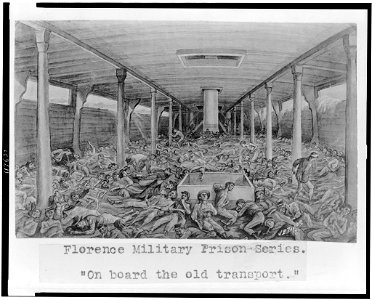 Florence military prison series-On board the old transport - J.E. Taylor. LCCN97500138