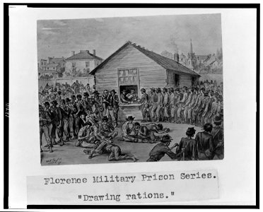 Florence military prison series-Drawing rations - J.E. Taylor. LCCN99471502