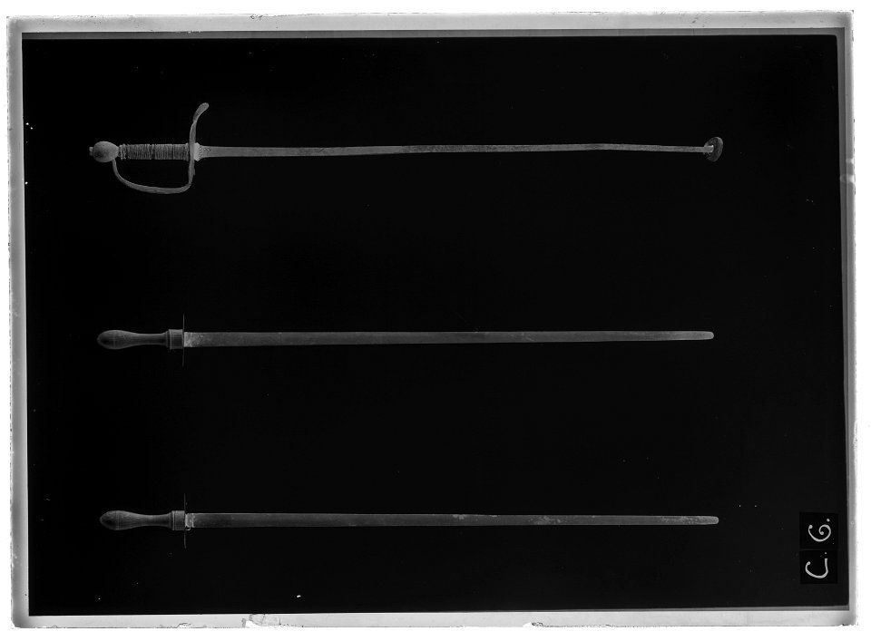 Florett, 1690-talets början, Sverige - Livrustkammaren - 773-negative