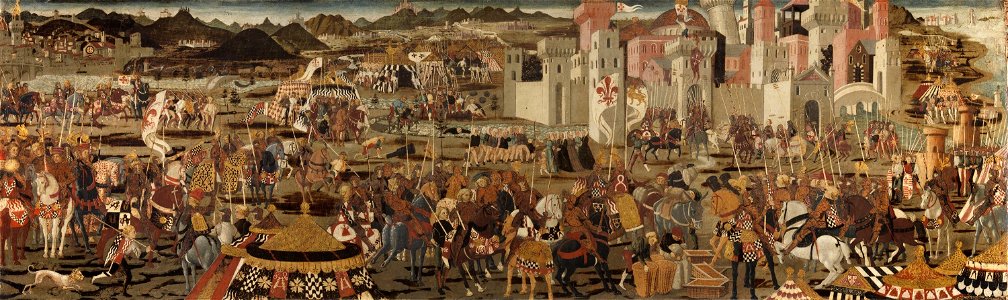 Maestro di anghiari, presa di pisa, national gallery of ireland
