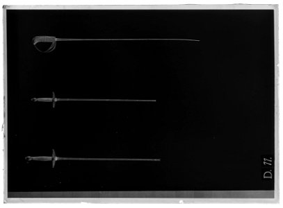Florett, Tyskland , 1800-tal - Livrustkammaren - 60698-negative