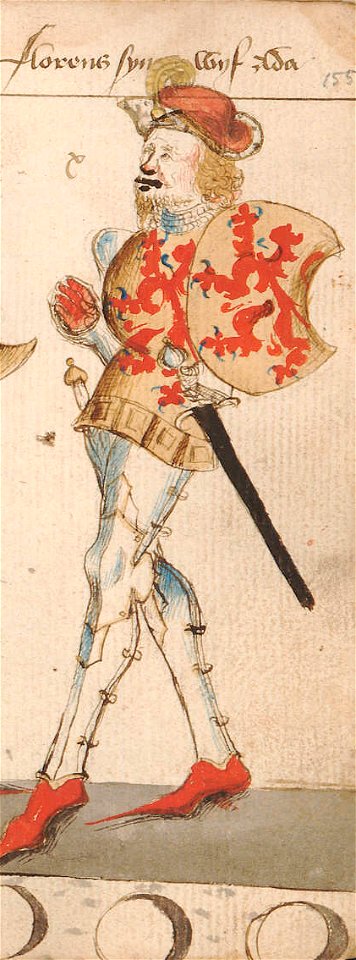 Floris III, Count of Holland, by Hendrik van Heessel