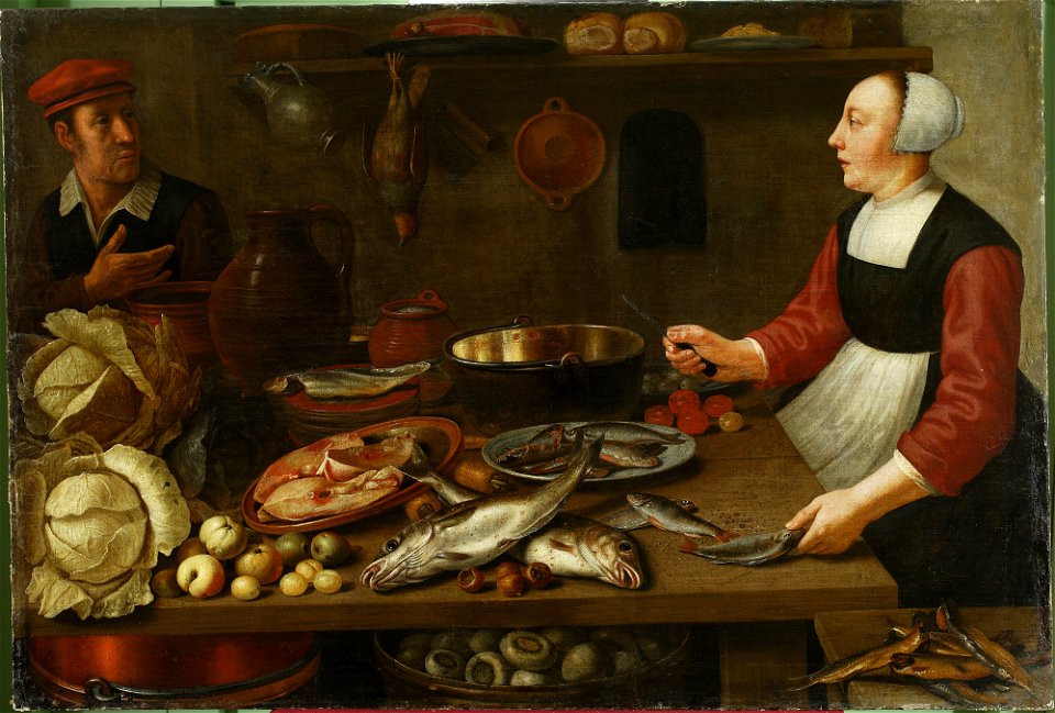 Floris Gerritsz. van Schooten - Kitchen interior - M.Ob.1708 - National Museum in Warsaw