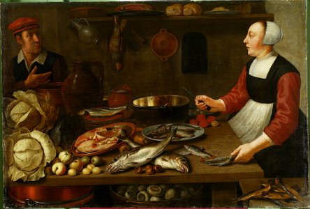 Floris Gerritsz. van Schooten - Kitchen interior - M.Ob.1708 - National Museum in Warsaw