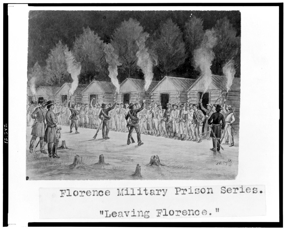 Florence military prison series-Leaving Florence - J.E. Taylor. LCCN98511936