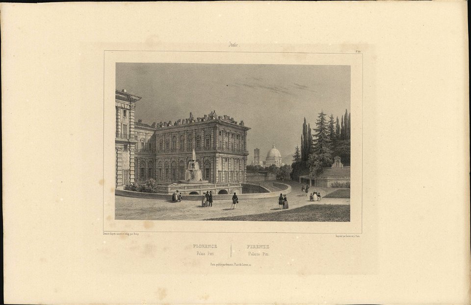 Florence Palais Pitti, objectnr A 57896