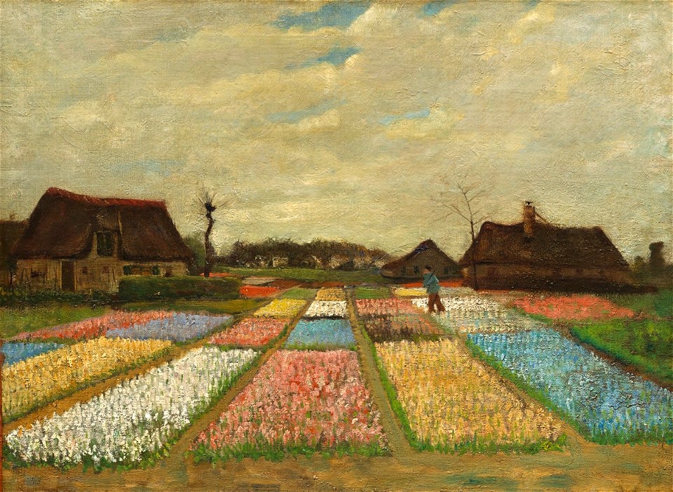 Flower Beds in Holland by Vincent van Gogh