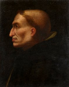 Florentine painter. Portrait of Girolamo Savonarola ca. 1520, London, The National Gallery