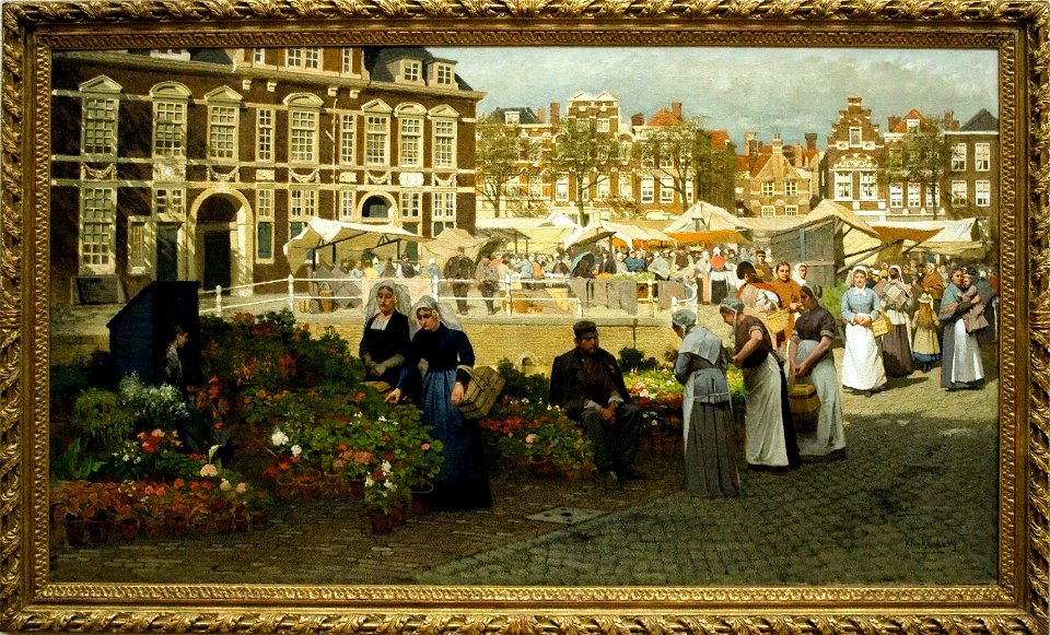 Flower Market in the Hague