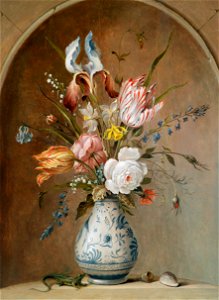 Flower still life (circle of van der Ast - Baers). Free illustration for personal and commercial use.