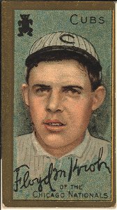 Floyd M. Kroh, Chicago Cubs, baseball card portrait LCCN2008677462
