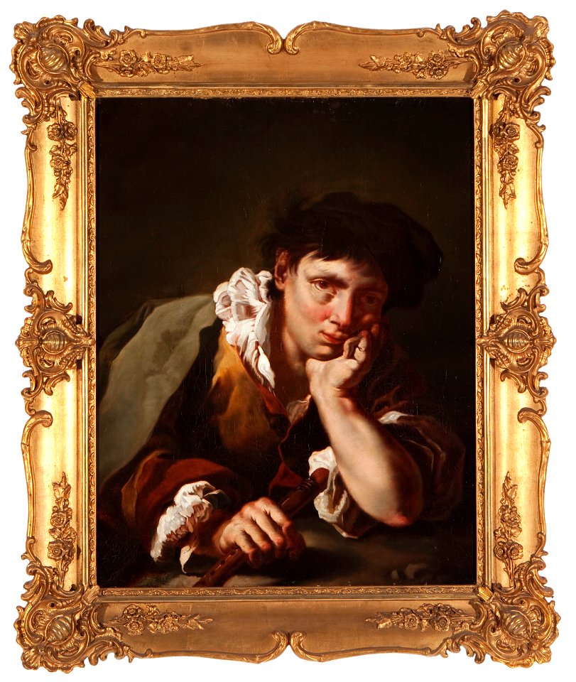 Flute-Player, painting by Augusta Granberg