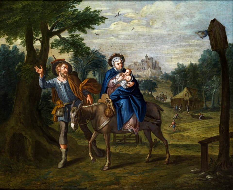 Flucht nach Ägypten NL 18Jh (style of Garemyn)