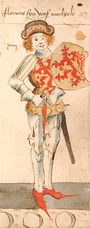 Floris IV, Count of Holland, by Hendrik van Heessel