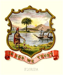 Florida state coat of arms (1876, restored TIF)