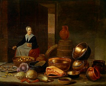 Floris van Schooten Kücheninterieur