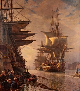Flåden forlader havnen for sidste gang
