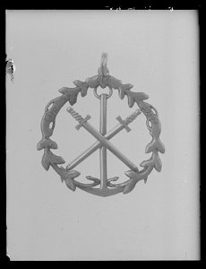 Flottans distinktionstecken, det s.k. Hoglandstecknet, högre graden, Sverige 1789 - Livrustkammaren - 28138