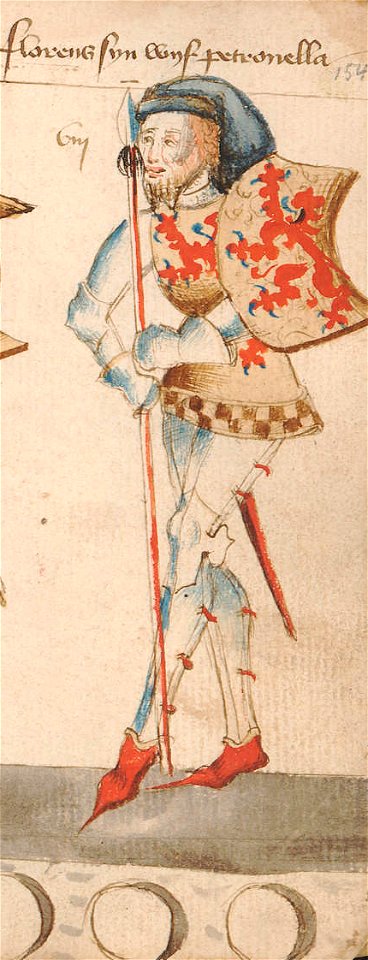 Floris II, Count of Holland, by Hendrik van Heessel