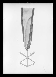 Flottans distinktionstecken, det s.k. Hoglandstecknet, lägre graden, Sverige 1789 - Livrustkammaren - 69899