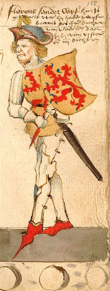 Floris V, Count of Holland, by Hendrik van Heessel
