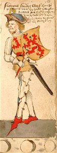 Floris V, Count of Holland, by Hendrik van Heessel