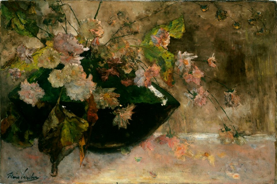 Floris Verster, Stilleven met pioenen