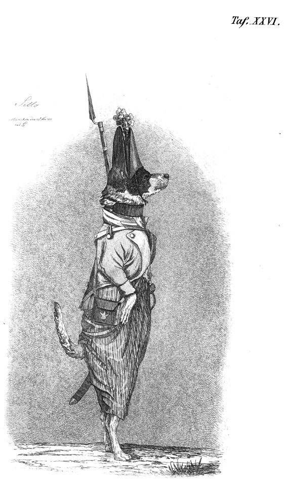 Flögel1862 26 Hund als Soldat
