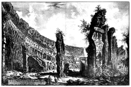 Focillon-Piranesi p0233-Vue intérieure du Colisée, Vedute