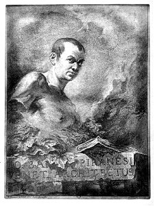 Focillon-Piranesi p0002-Portrait de g. b. Piranesi par F. Polanzini (1750)