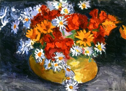 Flowers in a Copper Pot Albert Marquet (1944)