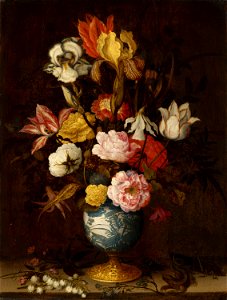 Flowers in a Wan-Li Vase by Balthasar van der Ast Mauritshuis 1073