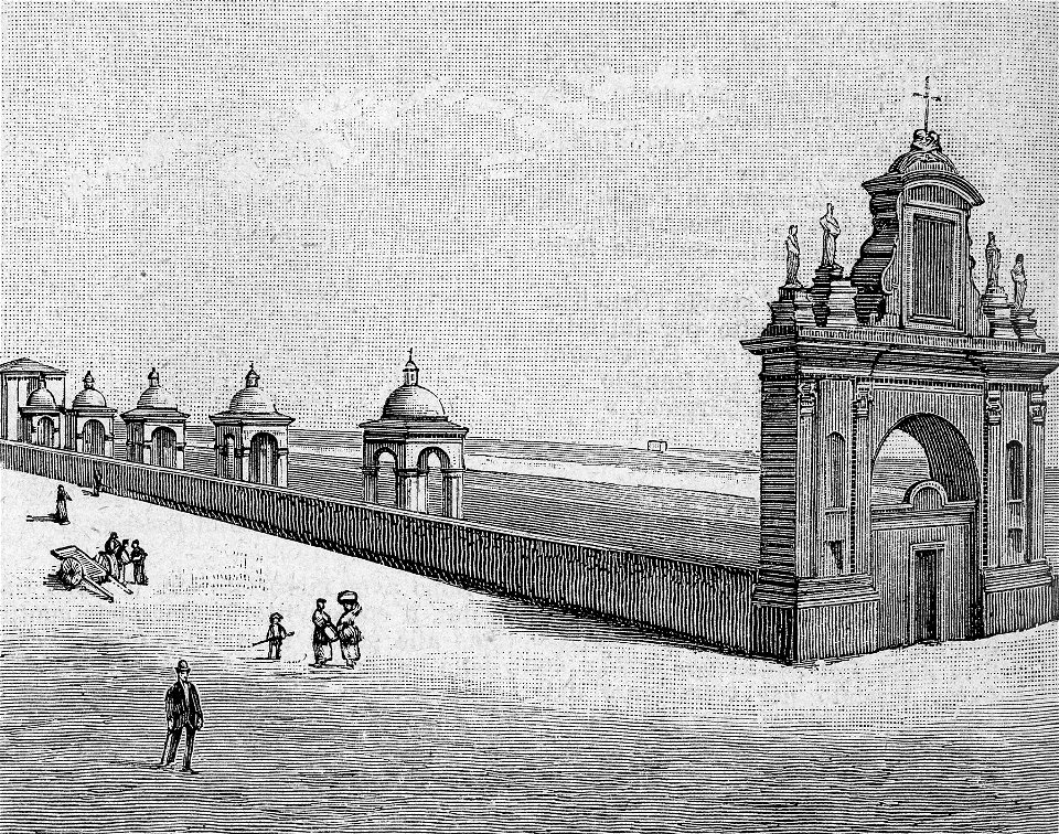 Foggia – Chiesa delle Croci (xilografia)