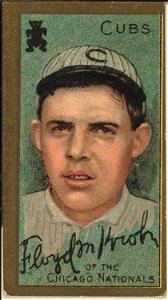 Floyd M. Kroh, Chicago Cubs, baseball card portrait LCCN2008677462